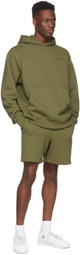 adidas Originals x Pharrell Williams Khaki Basics Sweat Shorts