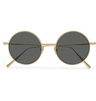 Acne Studios - Scientist Round-Frame Gold-Tone Sunglasses - Men - Black