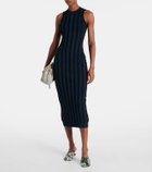 Loewe Anagram striped maxi dress