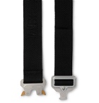 1017 ALYX 9SM - 4cm Black Logo-Jacquard Webbing Belt - Black