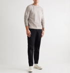 Folk - Rivet Garment-Dyed Loopback Cotton-Jersey Sweatshirt - Brown