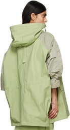 sacai Green Carhartt WIP Edition Coat