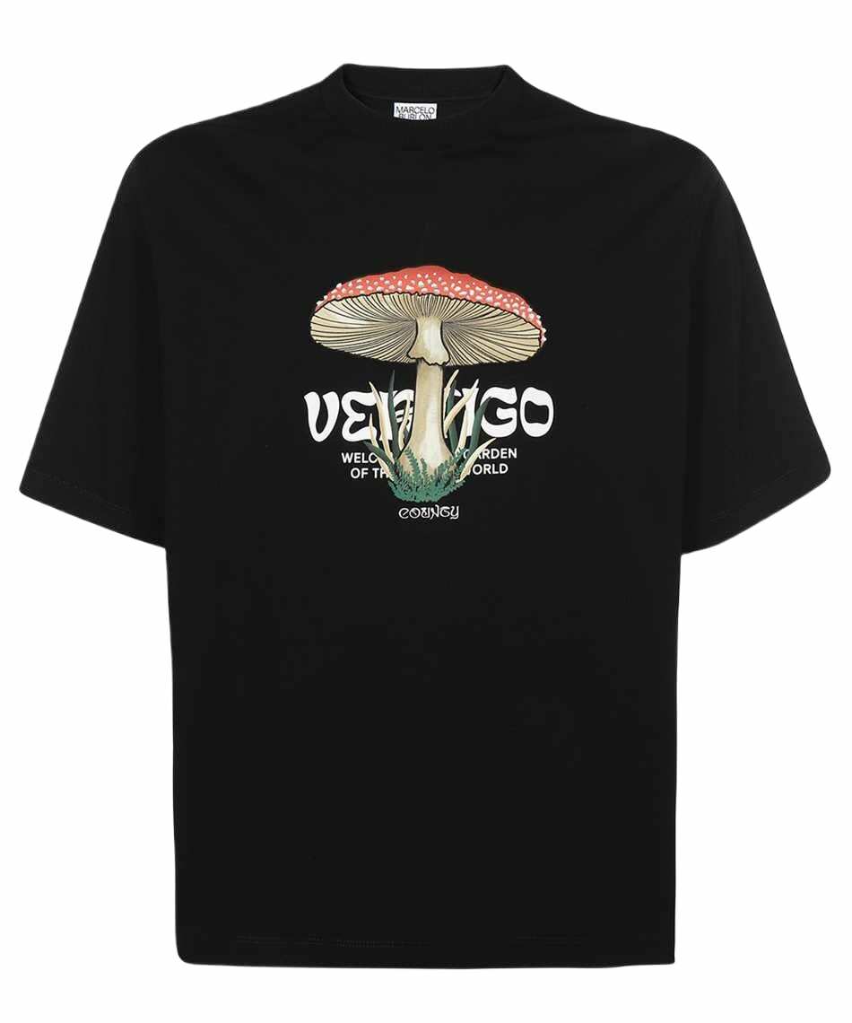 Marcelo Burlon Men's Cross Patch Oversized T-Shirt in Black