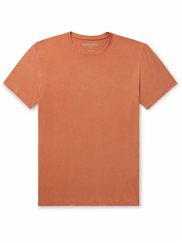 Photo: Derek Rose - Basel 16 Stretch-Modal Jersey T-Shirt - Orange