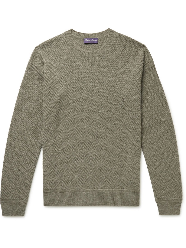 Photo: Ralph Lauren Purple label - Cashmere Sweater - Gray