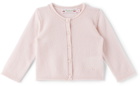 Bonpoint Baby Pink Cashmere Cardigan