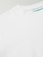 Casablanca - Avenida Logo-Print Cotton-Jersey T-Shirt - White