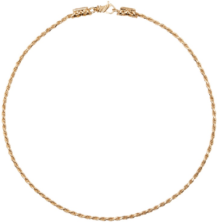 Photo: Emanuele Bicocchi Gold Essential Rope Chain Necklace