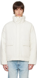 Hugo Off-White Taffeta Down Jacket