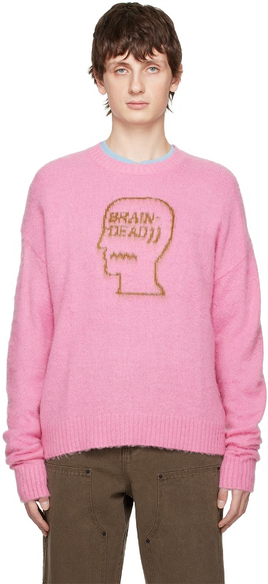 Photo: Brain Dead Pink Superfuzz Sweater
