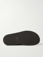 John Lobb - Milford Leather-Trimmed Suede Sandals - Brown