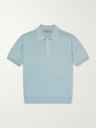 Canali - Cotton Polo Shirt - Blue