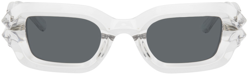 A BETTER FEELING Transparent Bolu Glacial Sunglasses