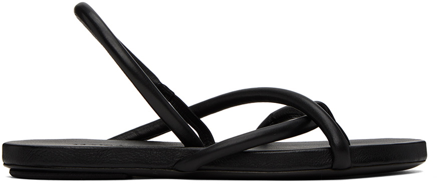 サンダル・ミュール MARSELL Women Sandals MW8000 091 666 Black Marsèll Spalmata toe-ring Flat Sandals | Black | FARFETCH