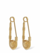 VERSACE Safety Pin Medusa Earrings