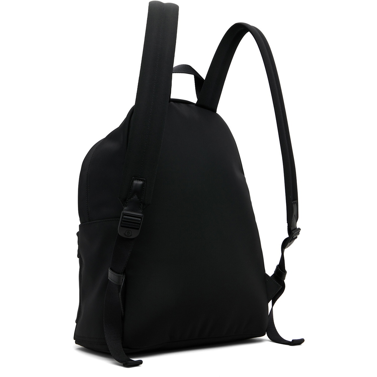 Moncler Black New Pierrick Metal Logo Backpack