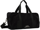 A.P.C. Black Récupération 2.0 Duffle Bag