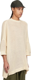 Jan-Jan Van Essche Off-White O-Project Mesh Jersey Boubou T-shirt