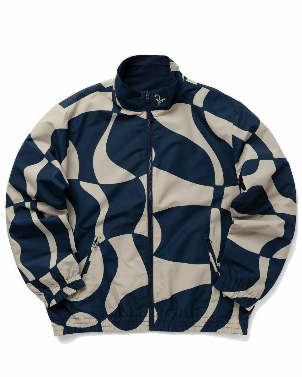 Photo: By Parra Zoom Winds Reversible Track Jacket Blue - Mens - Track Jackets
