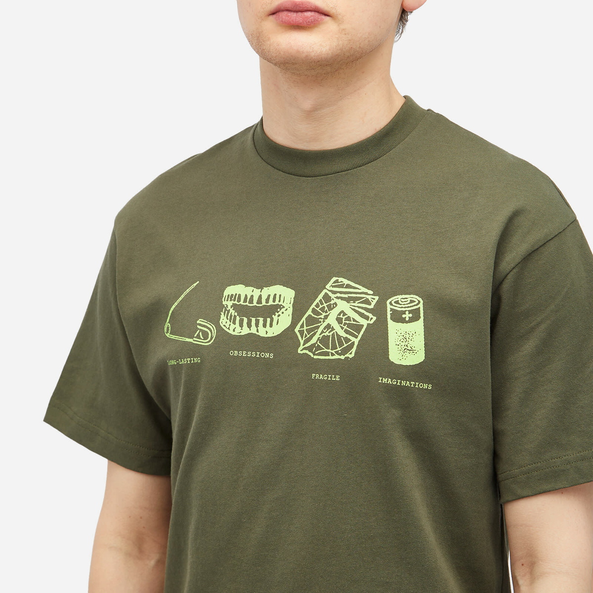 Lo-Fi Men's Inventory T-Shirt in Army