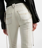 Blumarine Mid-rise slim jeans
