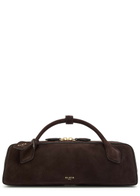 Alaïa Le Teckel Suede Clutch - Brown - One Size