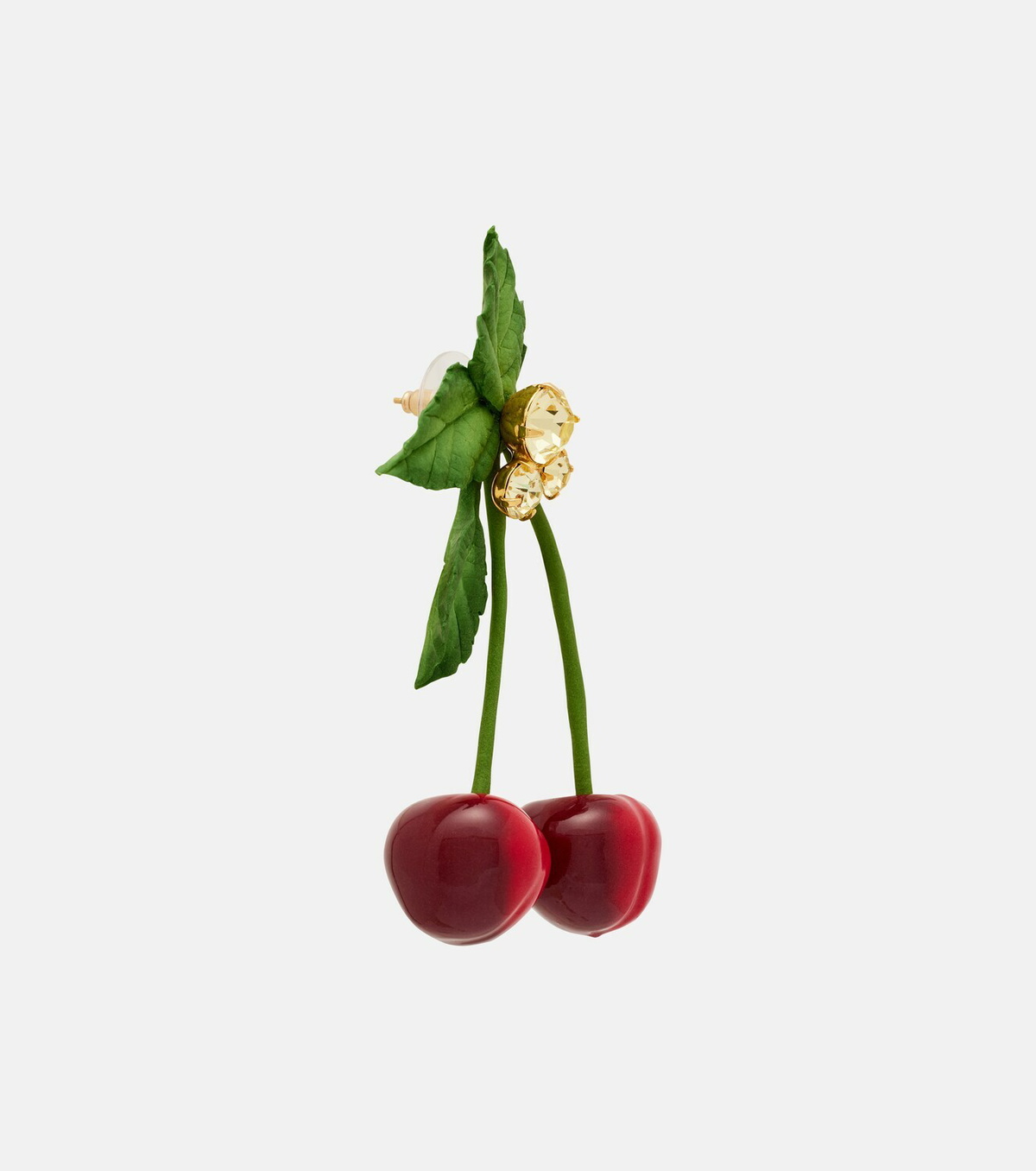 Jennifer Behr Maraschino embellished drop earrings