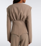 Georges Hobeika Silk-blend jacket