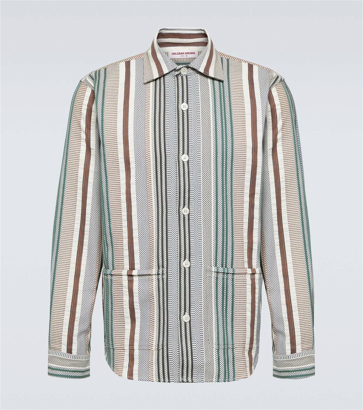 Orlebar Brown Barkley striped cotton shirt
