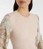 Maison Margiela Floral bodysuit