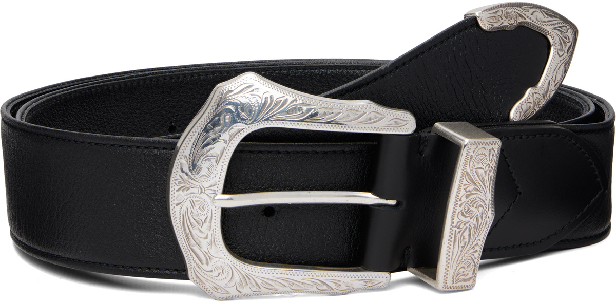 Toga Virilis Black Buckle Wide Belt Toga Virilis