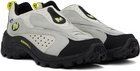 Merrell 1TRL Off-White & Gray Nicole McLaughlin Edition Moc Speed Streak Evo SE X Sneakers