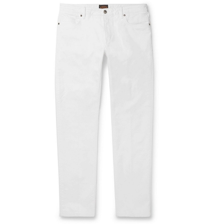 Photo: Tod's - Slim-Fit Denim Jeans - Off-white