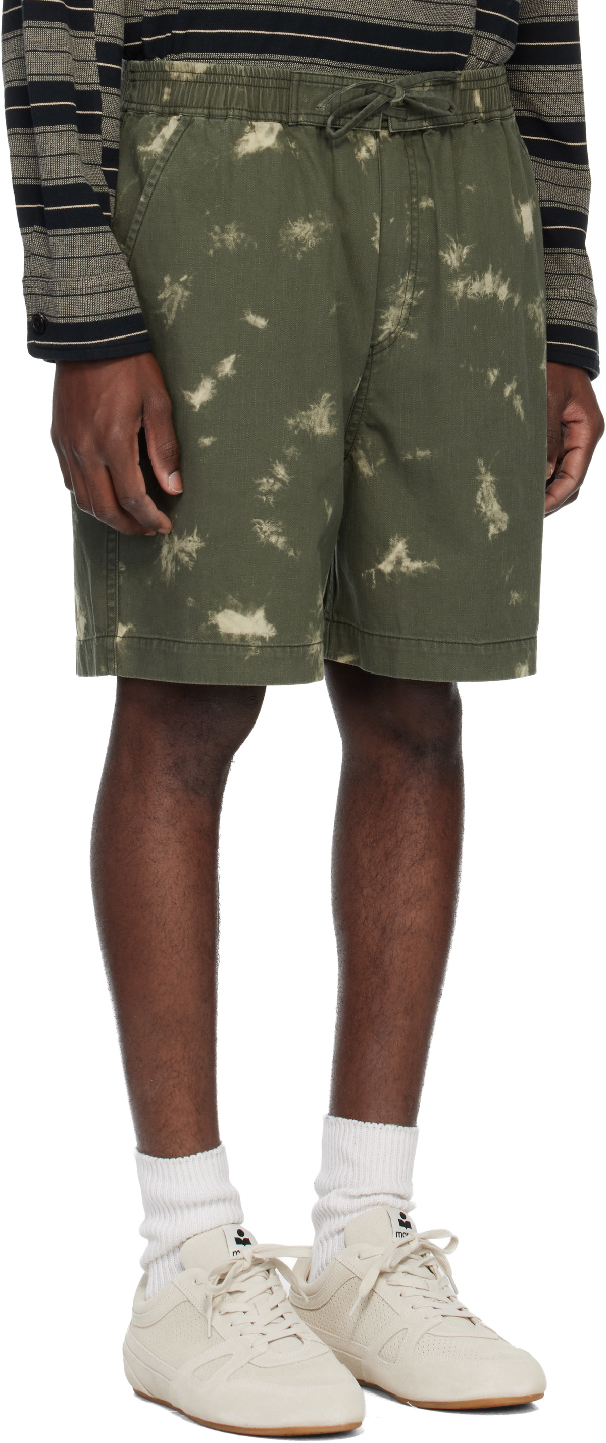 Isabel Marant Khaki Thydra Shorts