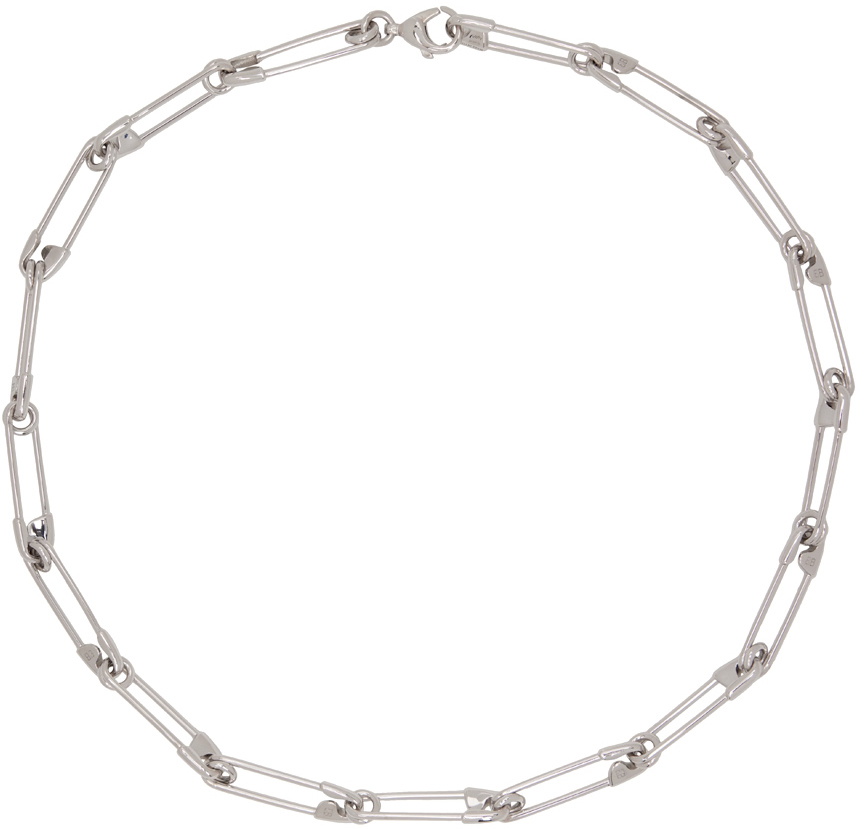Balenciaga Silver Safe 2.0 Necklace