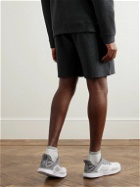 Lululemon - Straight-Leg Tecxured Cotton-Blend Jersey Drawstring Shorts - Black