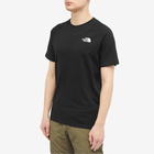 The North Face Men's North Faces T-Shirt in Tnf Black/Summit Gold