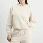 SKIMS Women's Cotton Fleece Classic Pullover Hoodie in Oatmeal Heather
