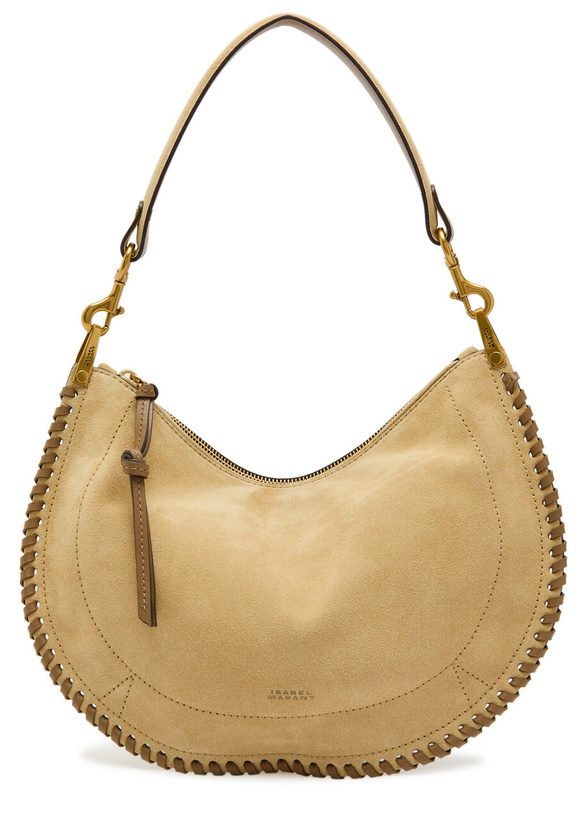 Photo: Isabel Marant Oskan Suede Shoulder bag - Beige - One Size