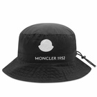 Moncler Men's Genius Logo Bucket Hat in Black