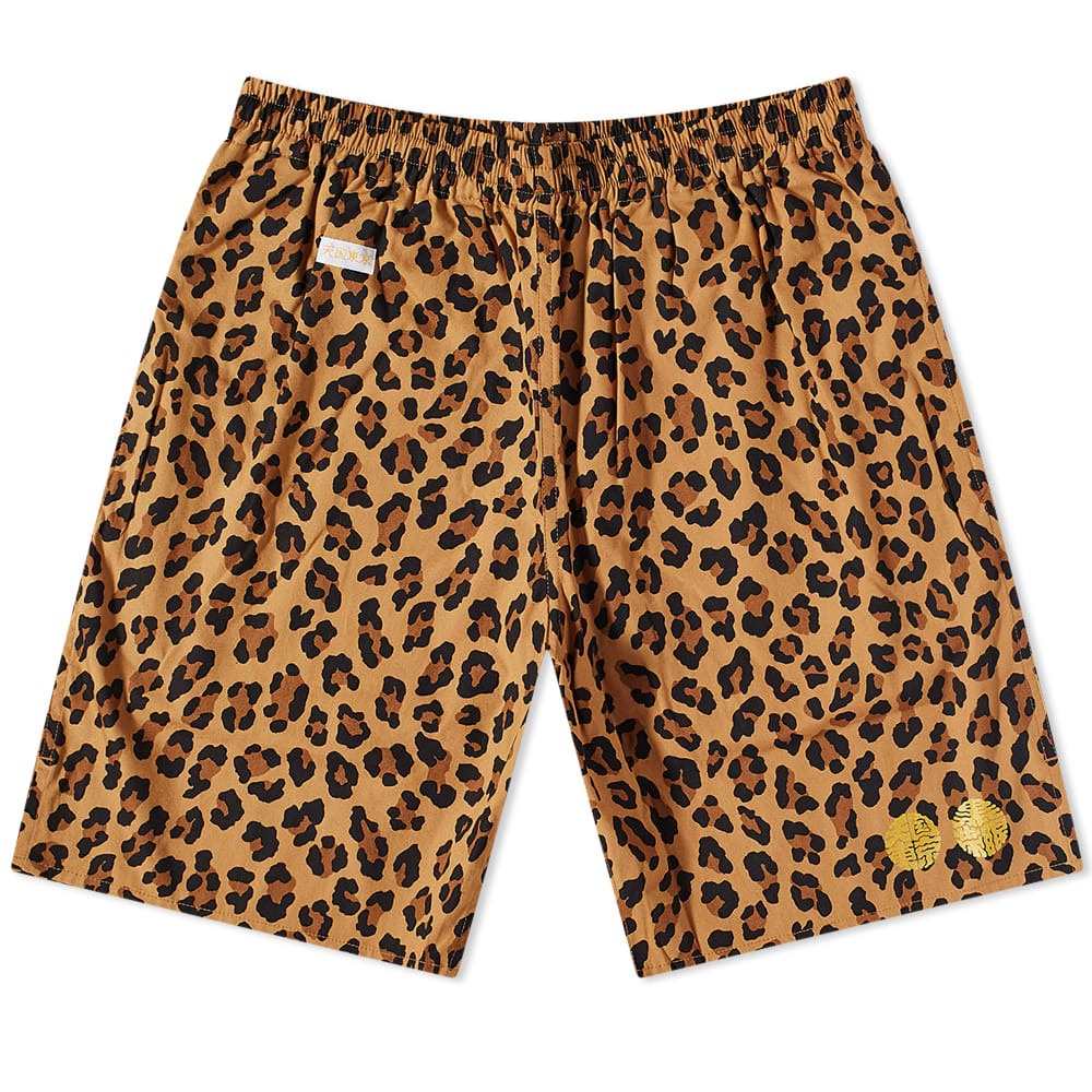 Wacko Maria x BlackEyePatch Leopard Dabo Short Pant in Brown Wacko 