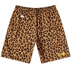 Wacko Maria x BlackEyePatch Leopard Dabo Short Pant in Brown