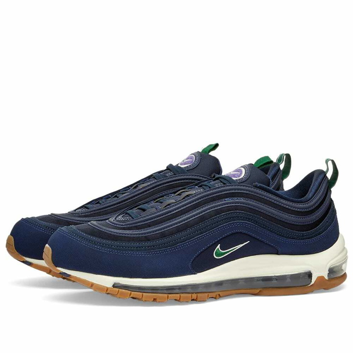 Photo: Nike Air Max 97 QS W Sneakers in Obsidian/Green/Navy