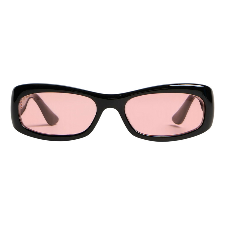 Photo: Port Tanger Saudade Sunglasses in Black/Rose