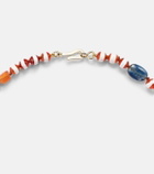 Ileana Makri Globetrotter beaded necklace with gemstones