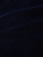 Bottega Veneta - Cutaway-Collar Cotton-Corduroy Shirt - Blue
