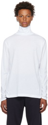 Dries Van Noten White Heyzo Turtleneck