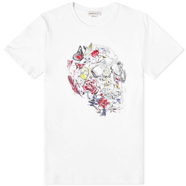 Photo: Alexander McQueen Doodle Skull Tee