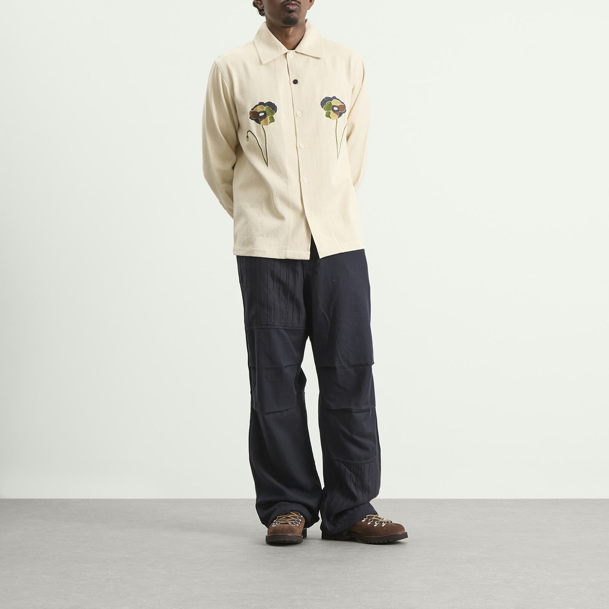 Kardo Men's Abeer Drawstring Snow Pant in Navy