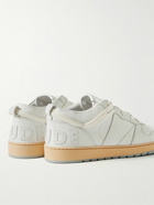 Rhude - Rhecess Distressed Leather Sneakers - White